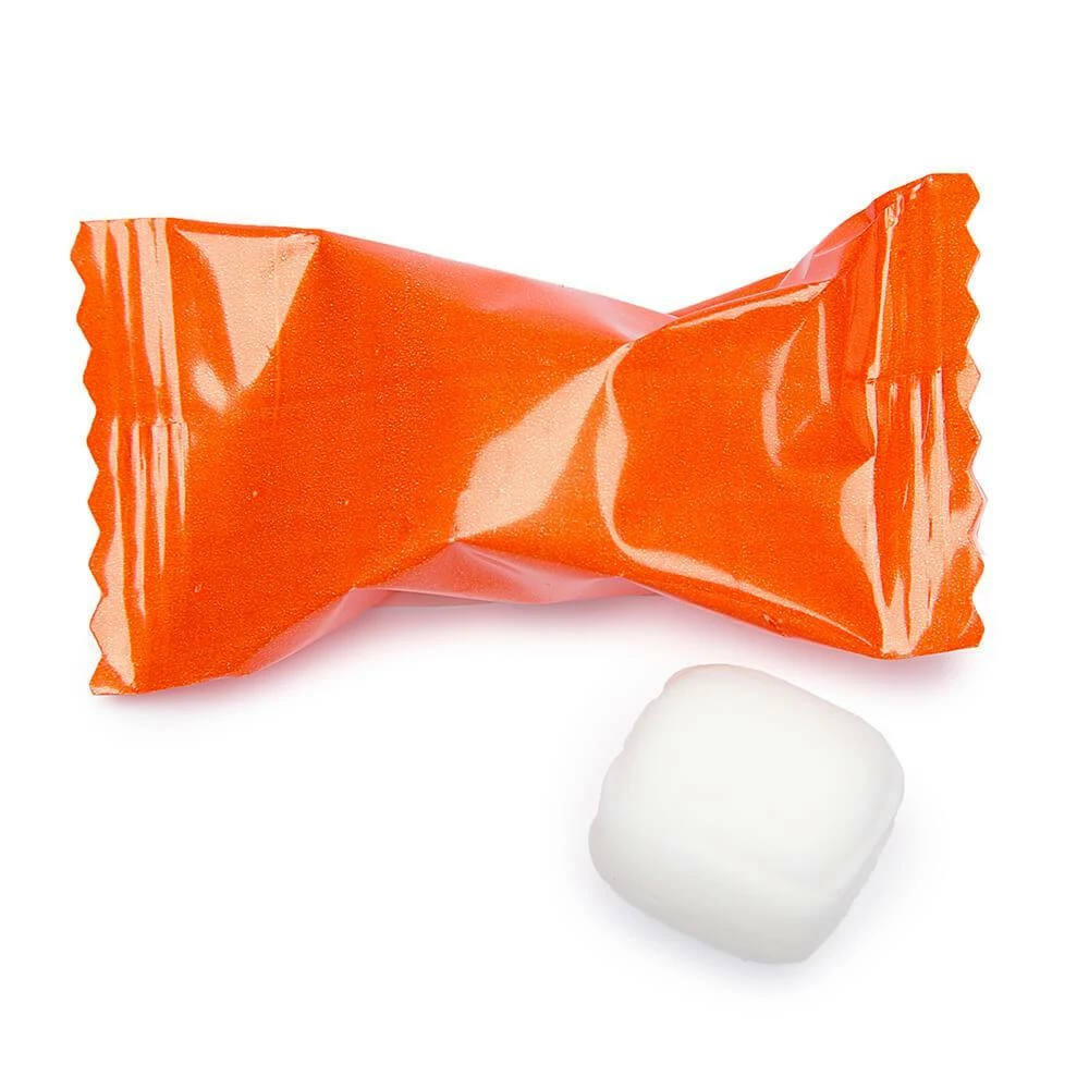 Orange Wrapped Buttermint Creams: 300-Piece Case 1 Orange Wrapped Buttermint Creams: 300-Piece Case
