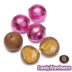 Palmer Foiled Caramel Filled Chocolate Candy Balls - Hot Pink: 5LB Bag -CANDY WAREHOUSE Sales palmer foiled caramel filled chocolate candy balls hot pink 5lb bag candy warehouse 3 1fac5f8f 59c1 43ba b3a7 a2df20868553
