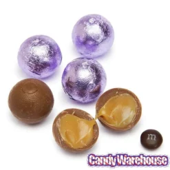 Palmer Foiled Caramel Filled Chocolate Candy Balls - Lavender: 5LB Bag -CANDY WAREHOUSE Sales palmer foiled caramel filled chocolate candy balls lavender 5lb bag candy warehouse 4