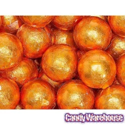 Palmer Foiled Caramel Filled Chocolate Candy Balls - Orange: 5LB Bag -CANDY WAREHOUSE Sales palmer foiled caramel filled chocolate candy balls orange 5lb bag candy warehouse 3