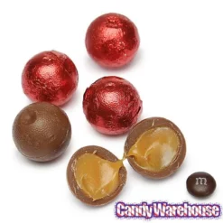 Palmer Foiled Caramel Filled Chocolate Candy Balls - Red: 5LB Bag 6 Palmer Foiled Caramel Filled Chocolate Candy Balls - Red: 5LB Bag -CANDY WAREHOUSE Sales palmer foiled caramel filled chocolate candy balls red 5lb bag candy warehouse 3