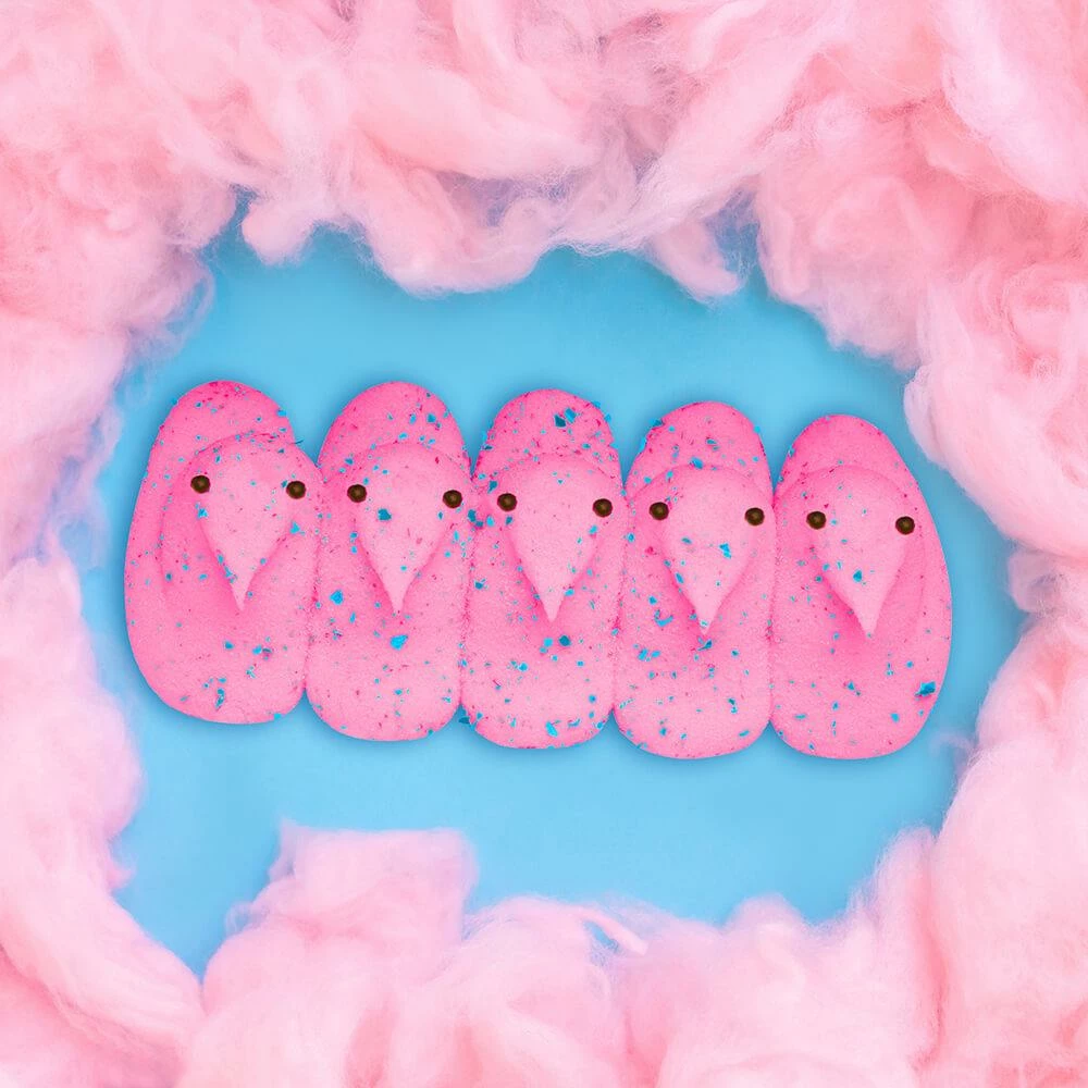 Peeps Marshmallow Chicks Candy - Cotton Candy: 5-Piece Pack 2 Peeps Marshmallow Chicks Candy - Cotton Candy: 5-Piece Pack - Image 2