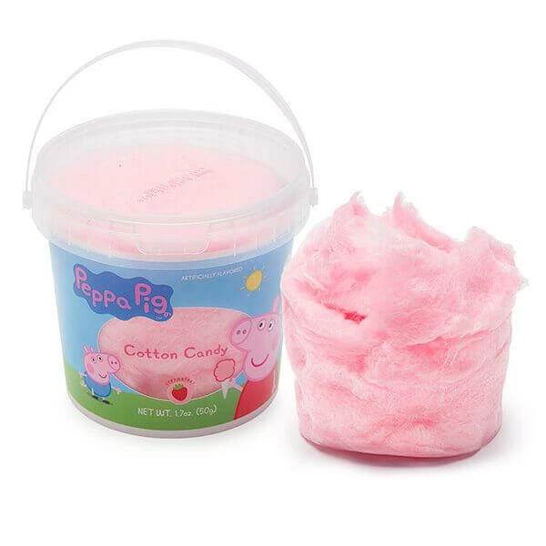 Peppa Pig Pink Cotton Candy Tubs: 12-Piece Case 1 Peppa Pig Pink Cotton Candy Tubs: 12-Piece Case