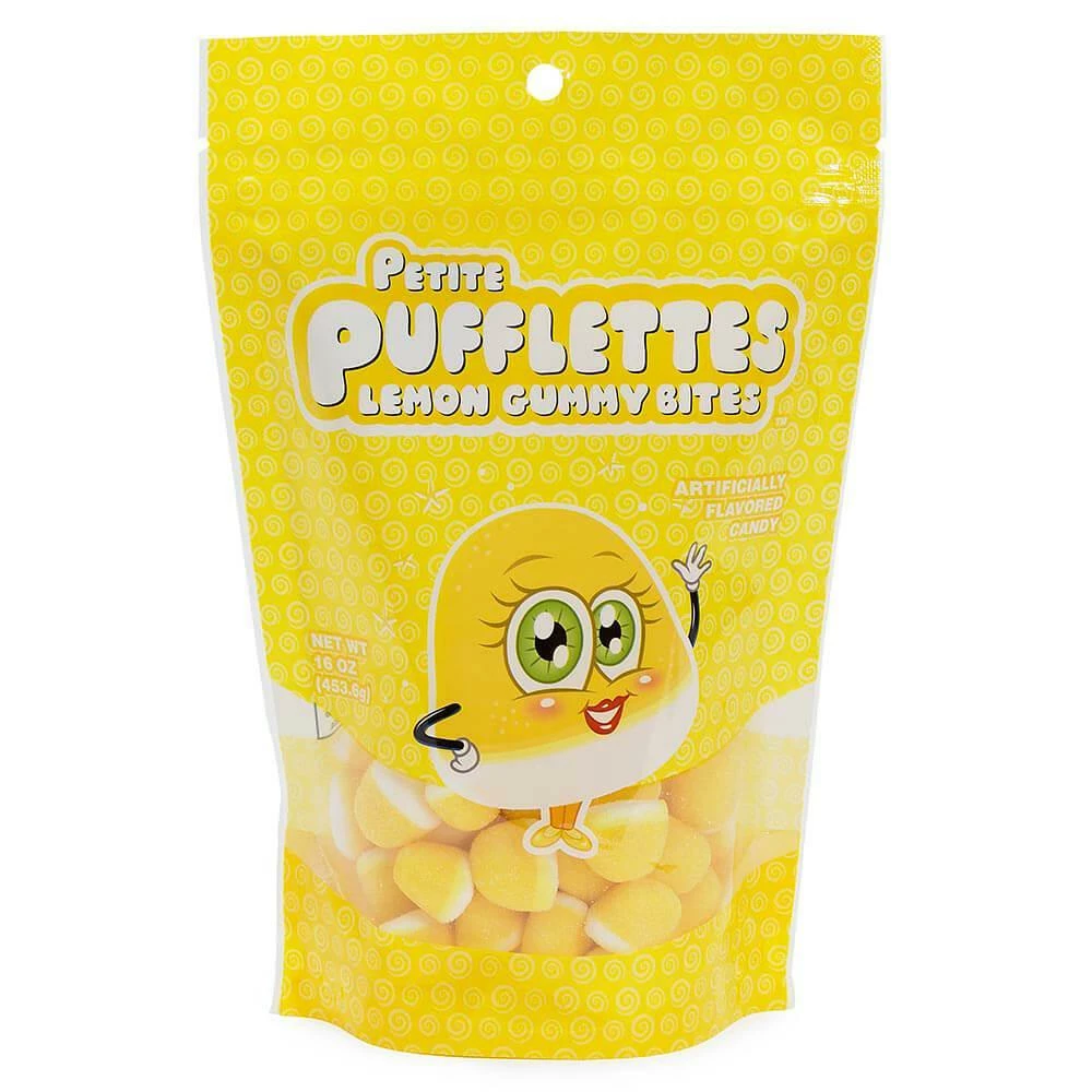 Petite Pufflettes Gummy Bites - Lemon: 16-Ounce Bag 1 Petite Pufflettes Gummy Bites - Lemon: 16-Ounce Bag