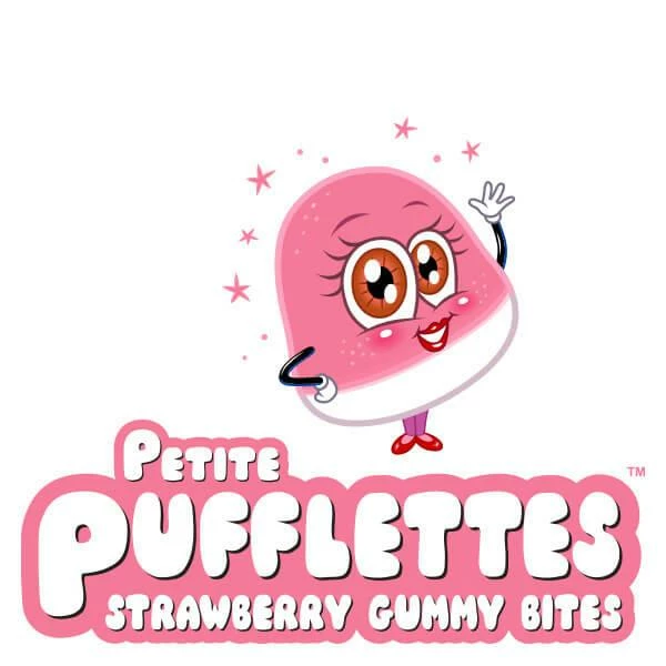 Petite Pufflettes Gummy Bites - Strawberry: 16-Ounce Bag 3 Petite Pufflettes Gummy Bites - Strawberry: 16-Ounce Bag - Image 3