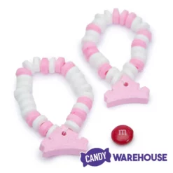Pink And White Candy Bracelets: 12-Piece Bag -CANDY WAREHOUSE Sales pink and white candy bracelets 12 piece bag candy warehouse 3