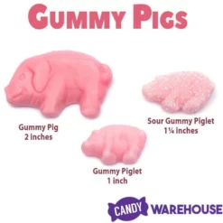 Pink Gummy Piglets: 1KG Bag -CANDY WAREHOUSE Sales pink gummy piglets 1kg bag candy warehouse 3