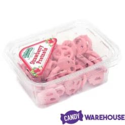 Pink Yogurt Covered Mini Pretzels: 9-Ounce Tub 6 Pink Yogurt Covered Mini Pretzels: 9-Ounce Tub -CANDY WAREHOUSE Sales pink yogurt covered mini pretzels 9 ounce tub candy warehouse 3