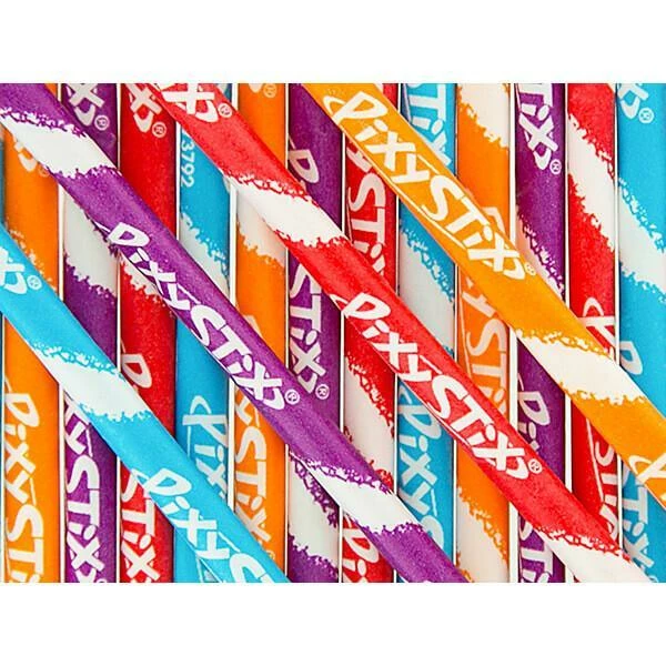 Pixy Stix Candy Powder Straws: 2500-Piece Case 1 Pixy Stix Candy Powder Straws: 2500-Piece Case