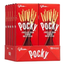 Pocky - Chocolate Cream Covered Biscuit Sticks Packs: 10-Piece Box 7 Pocky - Chocolate Cream Covered Biscuit Sticks Packs: 10-Piece Box -CANDY WAREHOUSE Sales pocky chocolate cream covered biscuit sticks packs 10 piece box candy warehouse 4