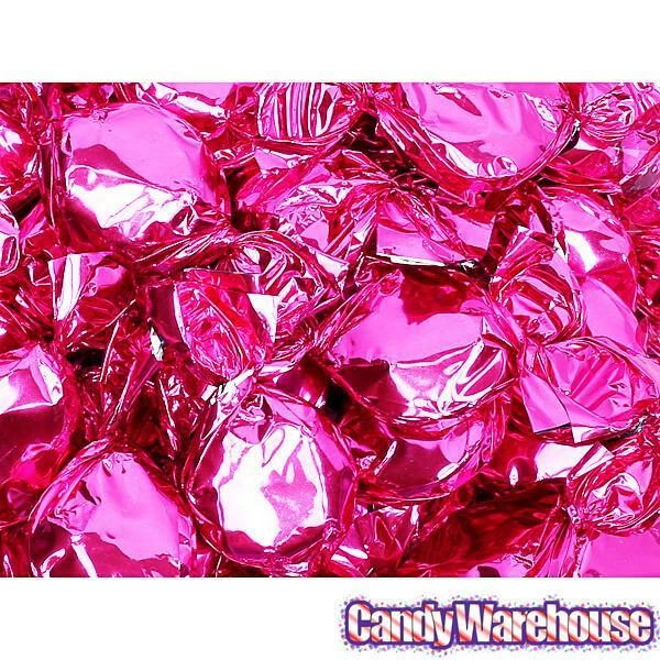 Primrose Metallic Foiled Hard Candy Buttons - Hot Pink: 5LB Bag 2 Primrose Metallic Foiled Hard Candy Buttons - Hot Pink: 5LB Bag - Image 2