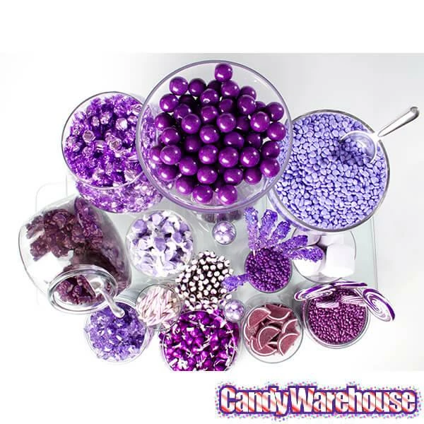Purple 1-Inch Gumballs: 2LB Bag 3 Purple 1-Inch Gumballs: 2LB Bag - Image 3