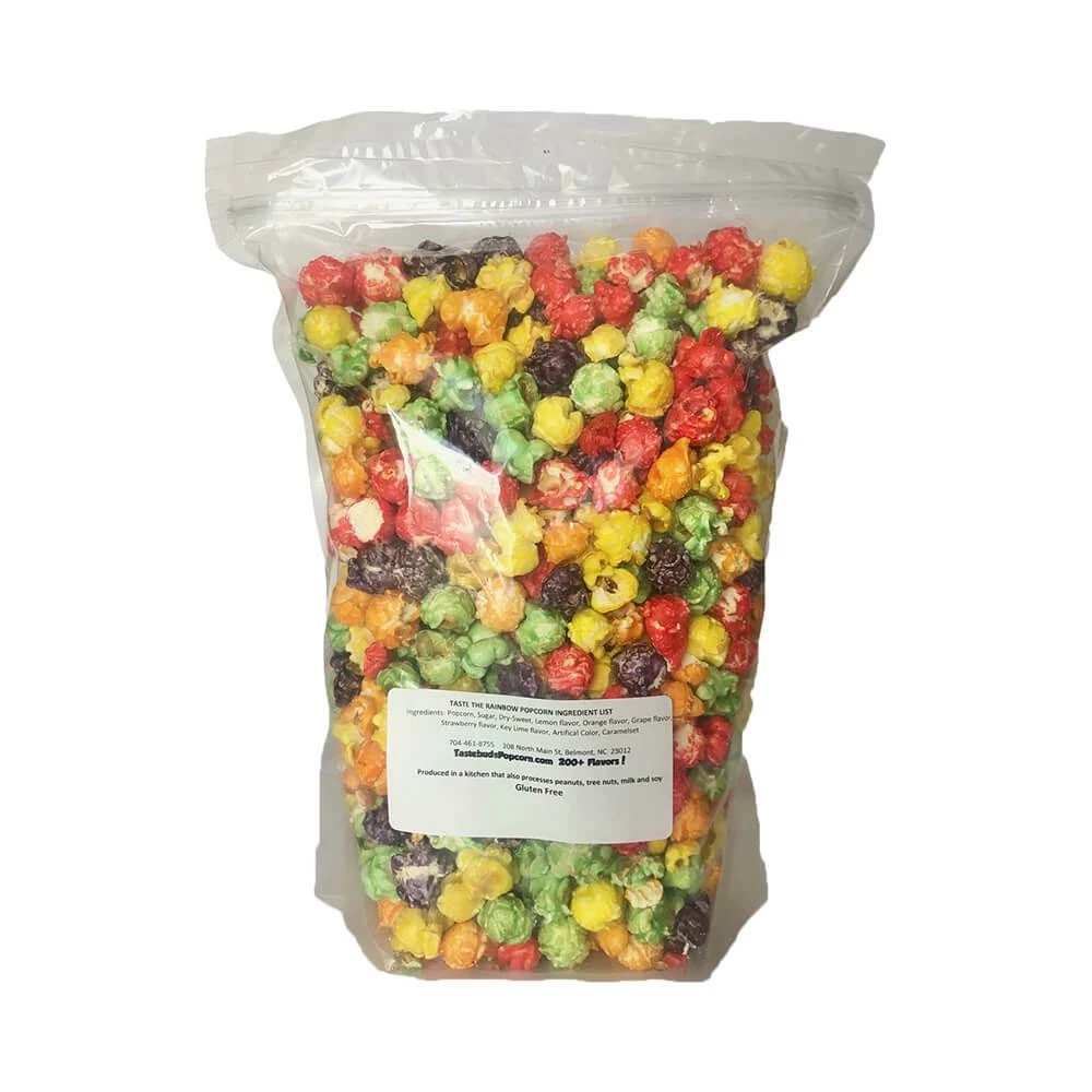 Rainbow Candy Coated Popcorn - Fruit Assortment: 1-Gallon Bag 1 Rainbow Candy Coated Popcorn - Fruit Assortment: 1-Gallon Bag