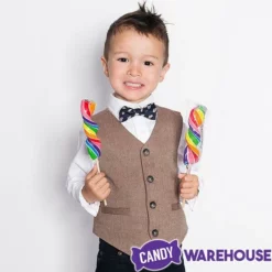 Rainbow Swirl 2.5-Ounce Corkscrew Twist Lollipops: 12-Piece Display -CANDY WAREHOUSE Sales rainbow swirl 2 5 ounce corkscrew twist lollipops 12 piece display candy warehouse 2