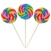 Rainbow Swirl 6-Ounce Round Lollipops: 36-Piece Box