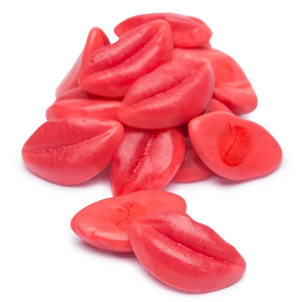 Red Gummy Lips Candy: 1KG Bag 1 Red Gummy Lips Candy: 1KG Bag