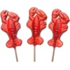 Red Lobster Hard Candy Lollipops: 12-Piece Bag