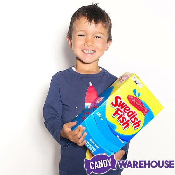 Red Swedish Fish Candy - Wrapped: 240-Piece Box 3 Red Swedish Fish Candy - Wrapped: 240-Piece Box - Image 3