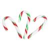 Red, White, And Green Peppermint Mini Candy Canes: 200-Piece Tub