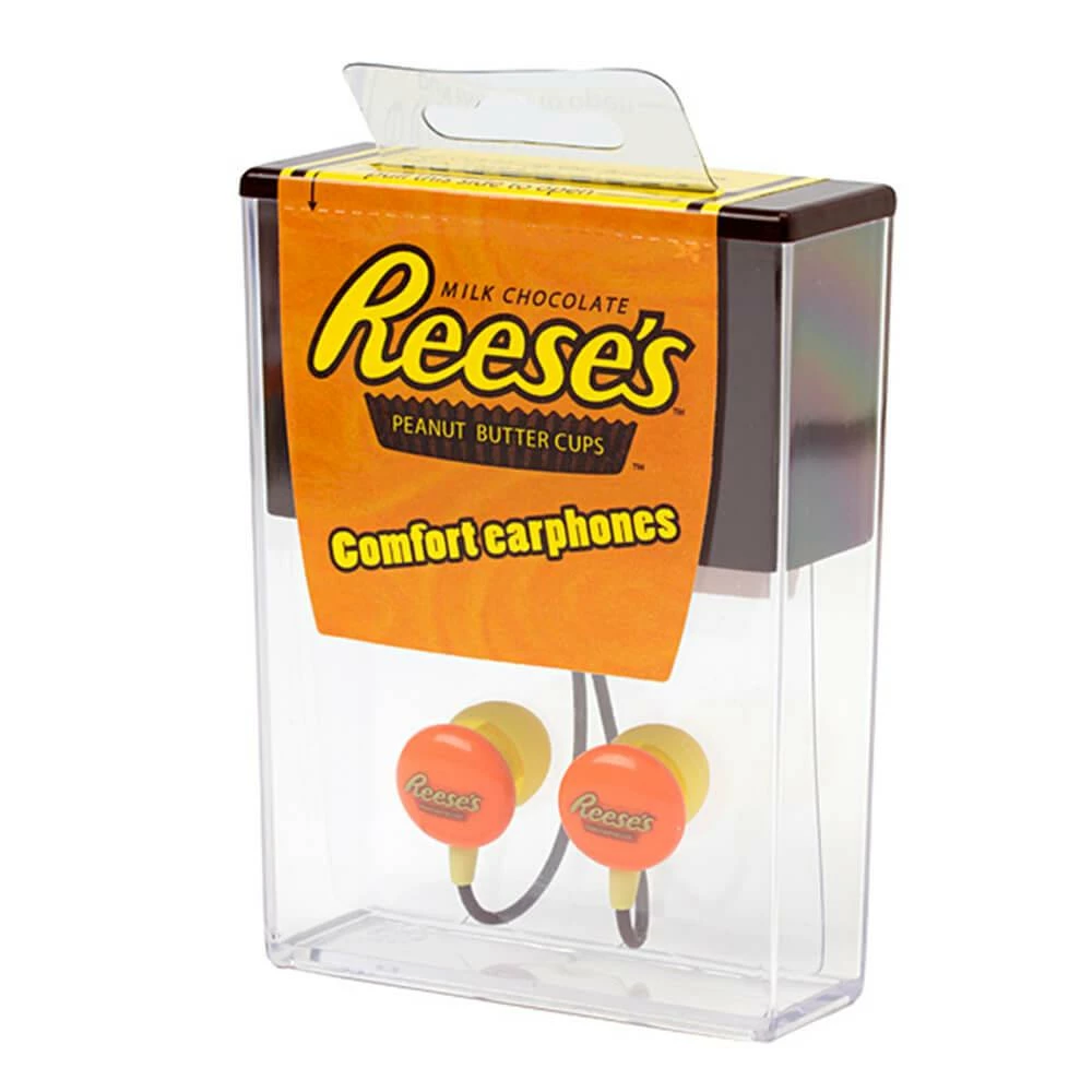 Reese's Peanut Butter Cups Candy Earbuds 1 Reese's Peanut Butter Cups Candy Earbuds