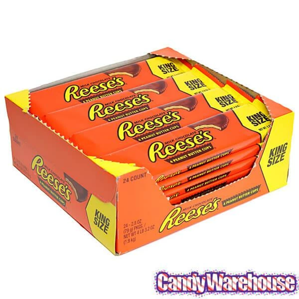 Reese's Peanut Butter Cups Candy King Size Packs: 24-Piece Box 5 Reese's Peanut Butter Cups Candy King Size Packs: 24-Piece Box - Image 5