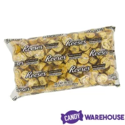 Reese's Peanut Butter Cups Miniatures - Gold: 200-Piece Bag -CANDY WAREHOUSE Sales reese s peanut butter cups miniatures gold 200 piece bag candy warehouse 7