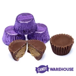 Reese's Peanut Butter Cups Miniatures - Purple: 200-Piece Bag -CANDY WAREHOUSE Sales reese s peanut butter cups miniatures purple 200 piece bag candy warehouse 3