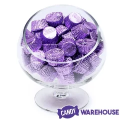 Reese's Peanut Butter Cups Miniatures - Purple: 200-Piece Bag -CANDY WAREHOUSE Sales reese s peanut butter cups miniatures purple 200 piece bag candy warehouse 4