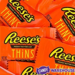 Reese's Thins Milk Chocolate Peanut Butter Cups Candy: 7.37-Ounce Bag -CANDY WAREHOUSE Sales reese s thins milk chocolate peanut butter cups candy 7 37 ounce bag candy warehouse 3