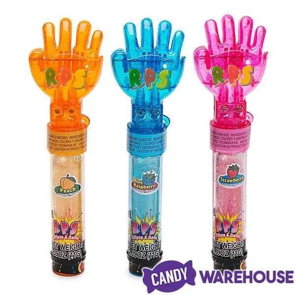 Rock Paper Scissors Hand Game Lollipops: 12-Piece Box 2 Rock Paper Scissors Hand Game Lollipops: 12-Piece Box - Image 2