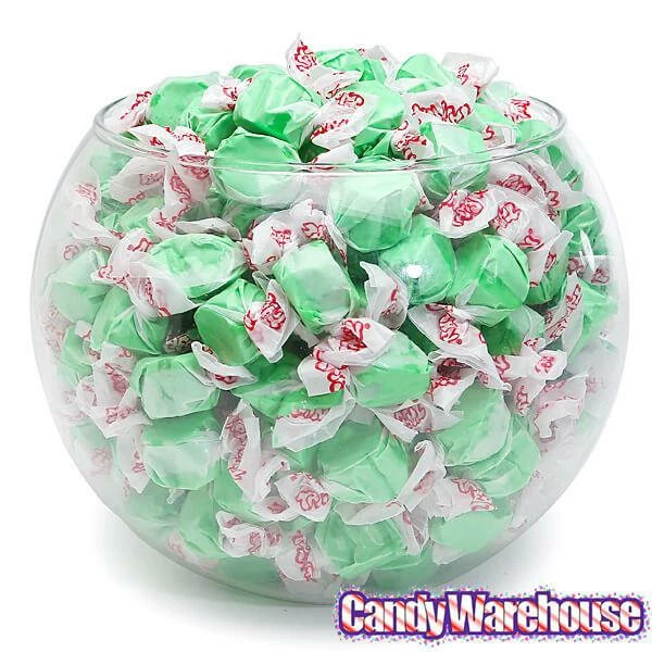 Salt Water Taffy - Green Apple: 2.5LB Bag 2 Salt Water Taffy - Green Apple: 2.5LB Bag - Image 2