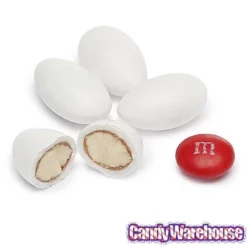 Sconza Jordan Almonds - White: 5LB Bag -CANDY WAREHOUSE Sales sconza jordan almonds white 5lb bag candy warehouse 3