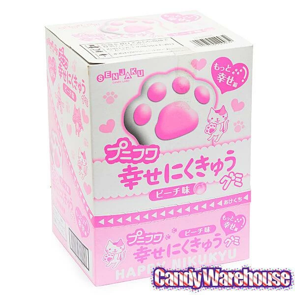 Senjaku Panda Paws Gummy Candy Packs - Peach: 6-Piece Box 5 Senjaku Panda Paws Gummy Candy Packs - Peach: 6-Piece Box - Image 5