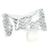 Silver Chevron Stripe Wrapped Buttermint Creams: 300-Piece Case