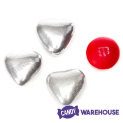 Silver Chocolate Hearts: 1LB Bag 5 Silver Chocolate Hearts: 1LB Bag -CANDY WAREHOUSE Sales silver chocolate hearts 1lb bag candy warehouse 3 907419c9 0f90 4fc8 b49b b34827f46f2f
