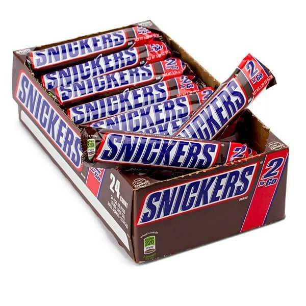 Snickers 2 To Go King Size Candy Bars: 24-Piece Box 1 Snickers 2 To Go King Size Candy Bars: 24-Piece Box