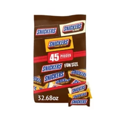 Snickers Fun Size Candy Bars Assortment: 45-Piece Bag -CANDY WAREHOUSE Sales snickers fun size candy bars assortment 45 piece bag candy warehouse 7