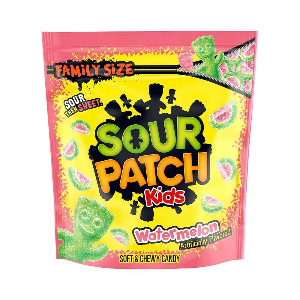Sour Patch Watermelon Slices Candy 1.8LB Bag 1 Sour Patch Watermelon Slices Candy 1.8LB Bag