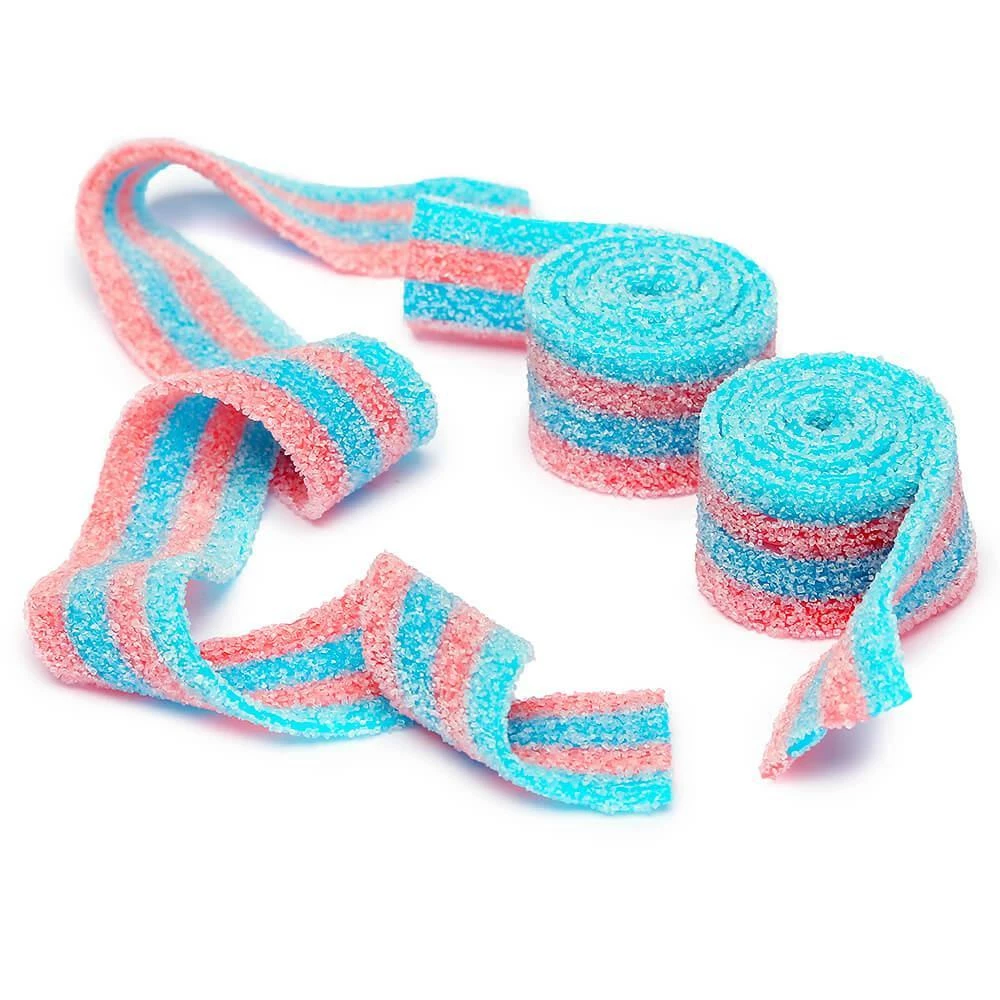 Sour Power Belts Candy - Cotton Candy: 3KG Bag 1 Sour Power Belts Candy - Cotton Candy: 3KG Bag