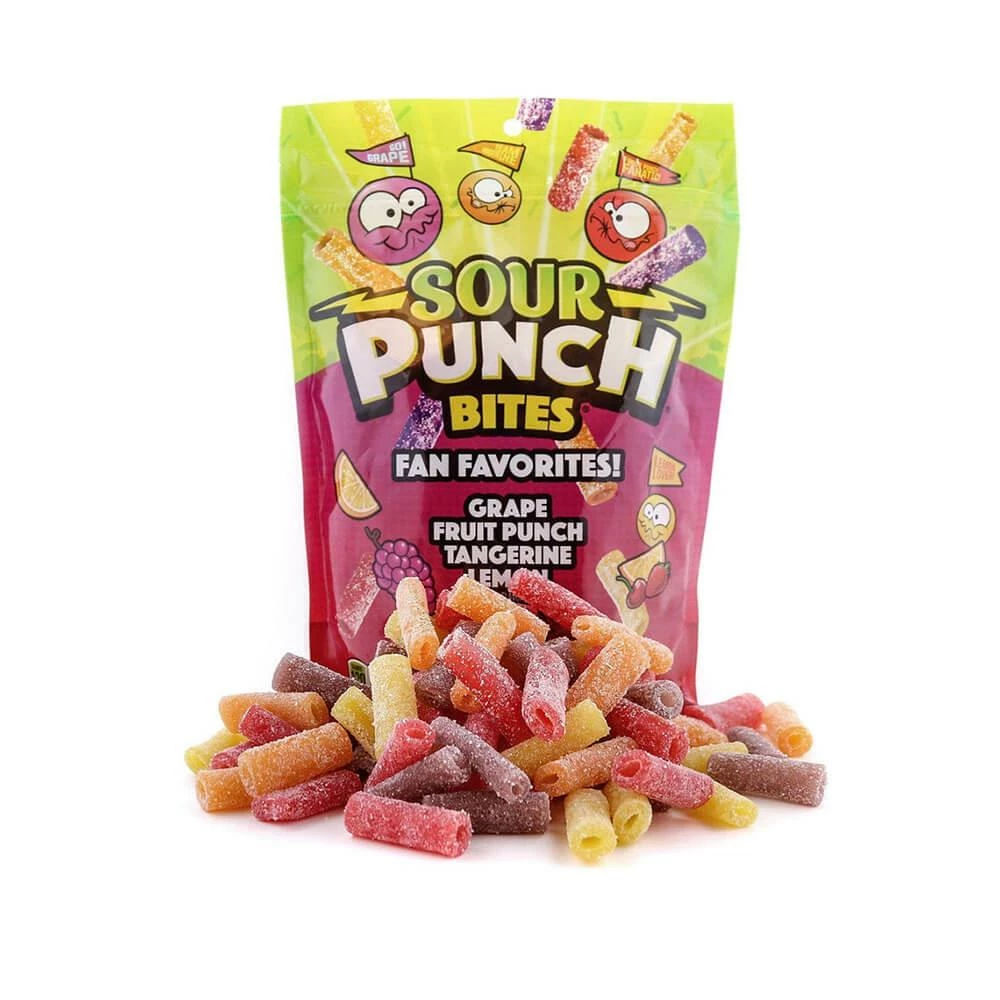Sour Punch Bites Candy - Fan Favorites: 9-Ounce Bag 2 Sour Punch Bites Candy - Fan Favorites: 9-Ounce Bag - Image 2