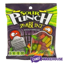 Sour Punch Zombeanz Gummy Candy: 2LB Box -CANDY WAREHOUSE Sales sour punch zombeanz gummy candy 2lb box candy warehouse 3