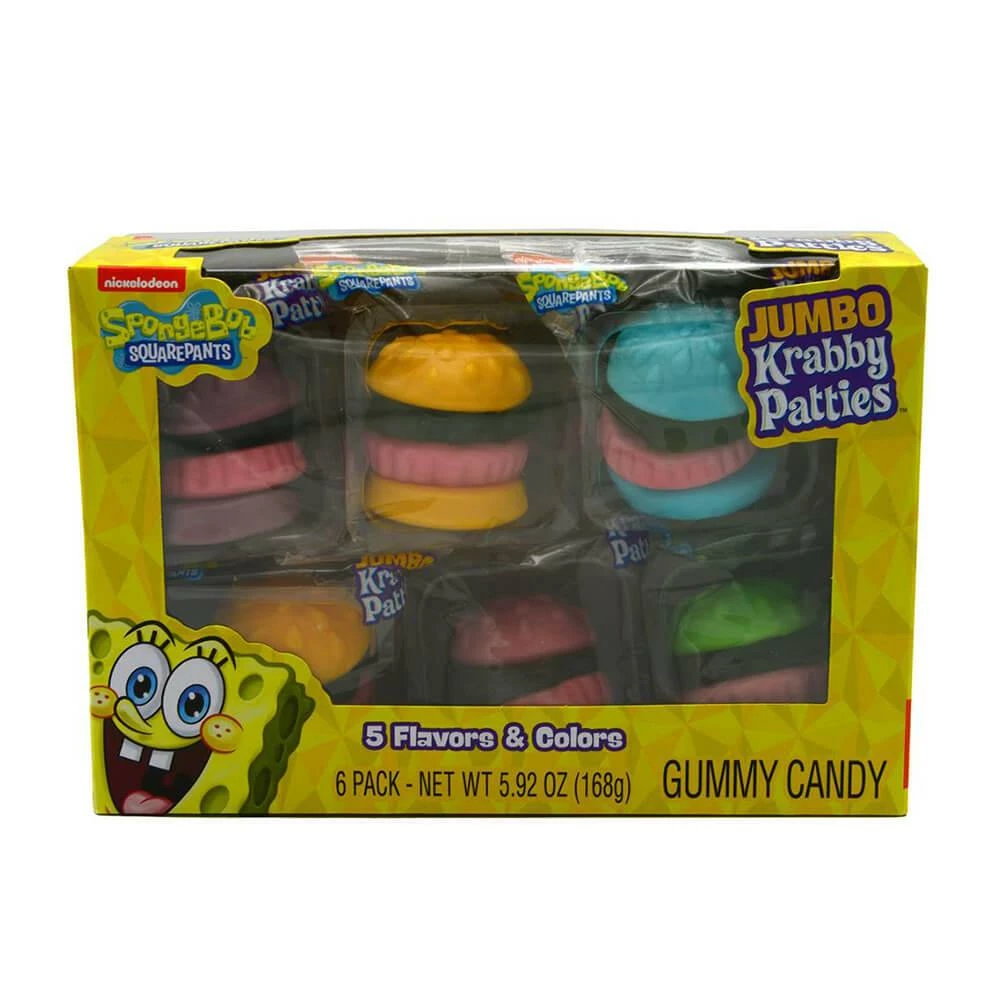 Spongebob SquarePants Jumbo Krabby Patties: 6-Piece Box 1 Spongebob SquarePants Jumbo Krabby Patties: 6-Piece Box