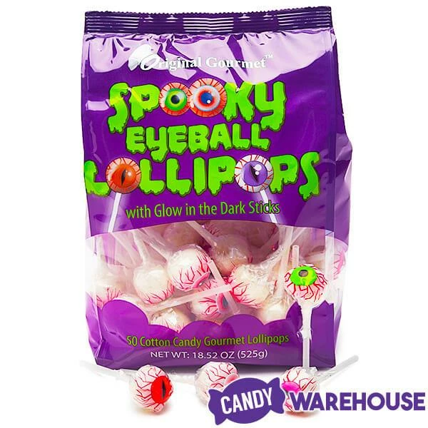 Spooky Eyeball Lollipops: 50-Piece Bag 4 Spooky Eyeball Lollipops: 50-Piece Bag - Image 4