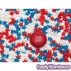 Sprinkle King Mini USA Stars Candy Sequins: 5LB Carton -CANDY WAREHOUSE Sales sprinkle king mini usa stars candy sequins 5lb carton candy warehouse 3
