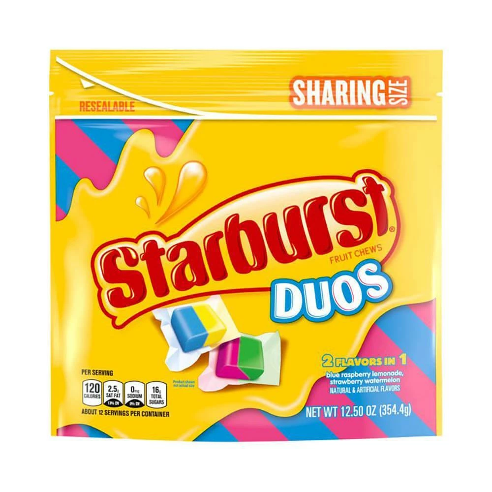 Starburst Duos Fruit Chews Candy: 12.5-Ounce Bag 2 Starburst Duos Fruit Chews Candy: 12.5-Ounce Bag - Image 2