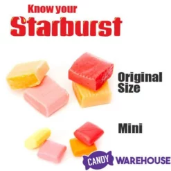 Starburst Fruit Chews Candy: 3LB Bag -CANDY WAREHOUSE Sales starburst fruit chews candy 3lb bag candy warehouse 5