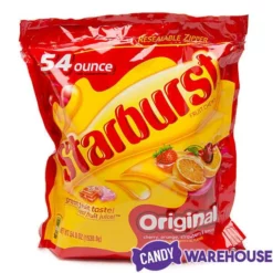 Starburst Fruit Chews Candy: 3LB Bag -CANDY WAREHOUSE Sales starburst fruit chews candy 3lb bag candy warehouse 6