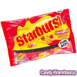 Starburst Fruit Chews Candy Fun Size Packs - Original: 30-Piece Bag 6 Starburst Fruit Chews Candy Fun Size Packs - Original: 30-Piece Bag -CANDY WAREHOUSE Sales starburst fruit chews candy fun size packs original 30 piece bag candy warehouse 3 f9c24fa1 ca6f 46d3 9bd4 df14e7249e98