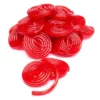 Strawberry Red Licorice Wheels: 2KG Bag