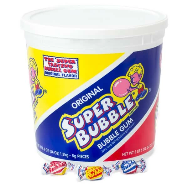 Super Bubble Gum - Original: 300-Piece Tub 1 Super Bubble Gum - Original: 300-Piece Tub